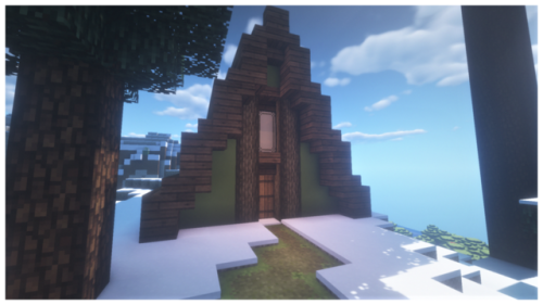 minecwaftclout: pics of my cabin on @bittercraftmc in edelweiss! ❄️