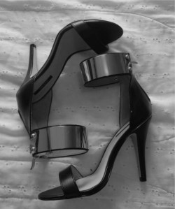 sensualhumiliation:  Auction parade request: These shoes would be the ones which would be padlocked to her ankles to force her to walk on… 