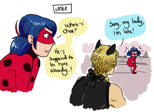 niuniente:  I give my two cents that Adrien is the biggest Maho Shoujo Henshin weeabo and if he could decide, Chat Noir would be a fucking Sailor Moon.