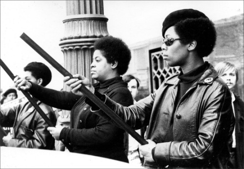 afro-art-chick:  Women of the Black Panther Party for Self-Defense, 1969.  Self-defense and close co