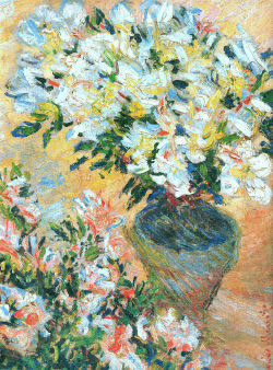 claudemonet-art:  White Azaleas in a Pot,