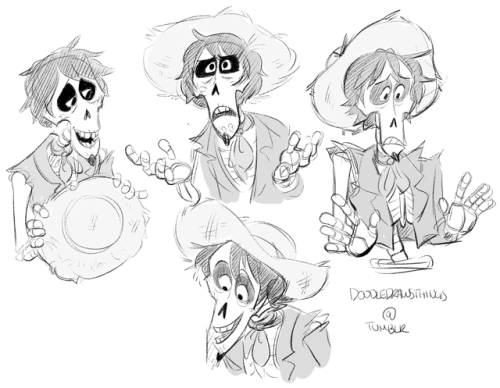 doodledrawsthings:So, I’m definitely gonna be doing more Coco fanartHere’s some doodles I did to get