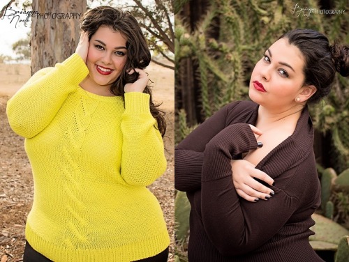 Stunning new photographs of gorgeous plus-size model Jenn Purviance, size 18 (43-34-53).Click [here]