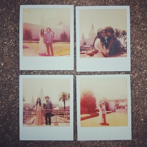 Polaroids with Shawn and Marcie today at their wedding. They were so fun to hang out with again.