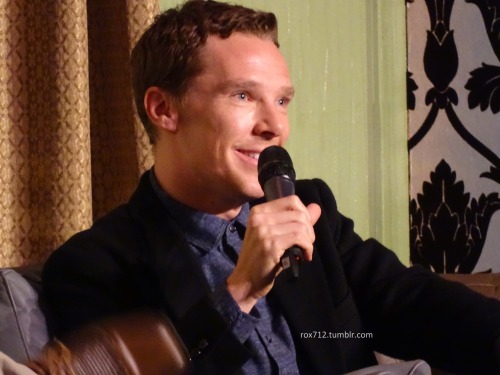 rox712:First set of pictures from Benedict at Sherlocked. More tomorrow, now I need to sleeeeep!