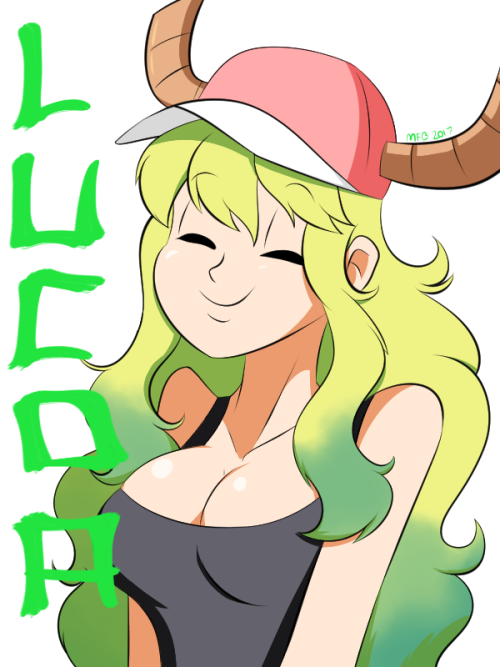 mofetafrombrooklyn:My first attempt at drawing this popular dragonness, the Goddess herself, Lucoa! <3 <3 <3