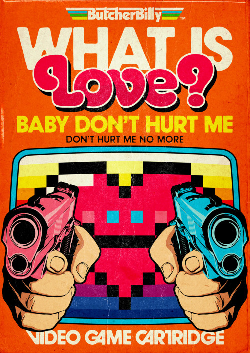 it8bit:  Atari Pop Art Cartridge Box Series  Series by Butcher Billy || Tumblr  