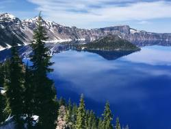 theencompassingworld:  tallygunstone:  Twelve years too long away from this insanely beautiful place, Crater Lake National Park. Made a mandatory pit stop on the way home from a mini California road trip this week.   @nationalparkservice  @eddiebauer