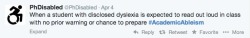 autistpsyche:  you should check out #AcademicAbleism on twitter, if you haven’t already.  