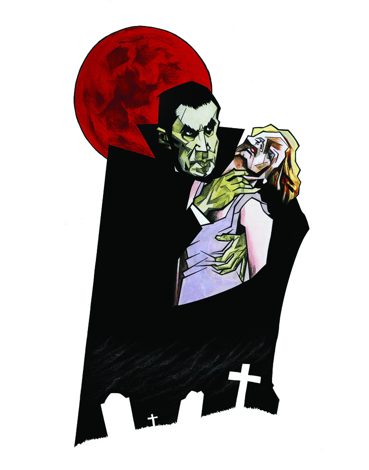 Dracula by Mitchell MacNaughton.
Follow on Twitter and Tumblr.