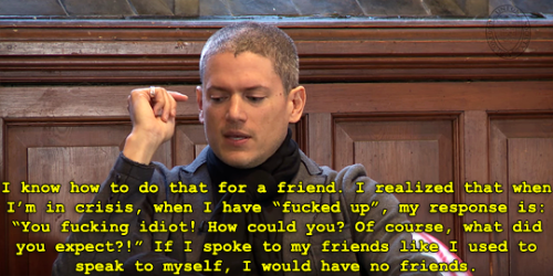 maaarine:MBTI & Actors (x)Extraverted feeling (Fe) in Wentworth Miller (INFJ)“There are a lot of