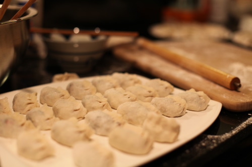 Dumpling party last night.. Happy Chinese New Years!!