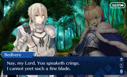 shinylesbianeevee:Alas, Sir Bedivere did not yeet Excalibur back into the lake; and King Arthur rema