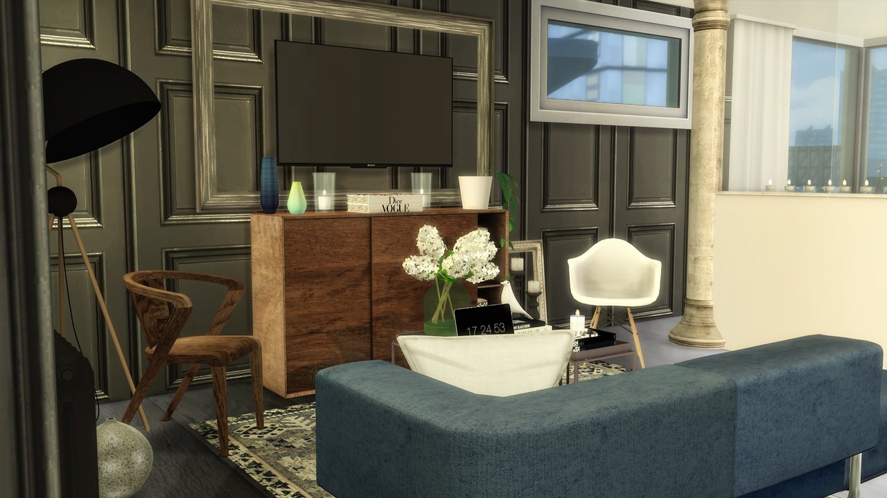 Neat street apartment. 1313 SIMS 4 Шик стрит tumblr.