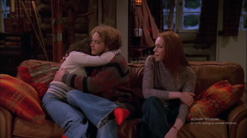 Bonus: The first time we see Steven and Jackie hugginSteven Hyde in Every Episode → 1.13 - Ski 