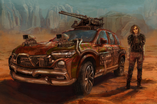 Mad Max / post apocalyptic car design :)