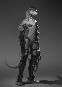 WIP SnakeLady (reposted) - by VeraMundis