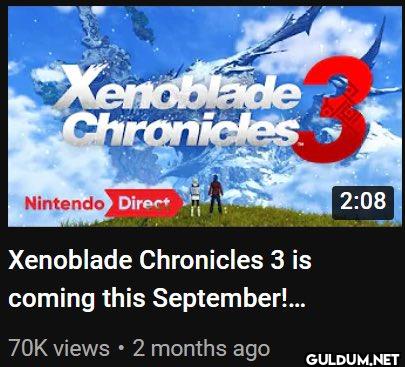 Xenoblade Chronicles...