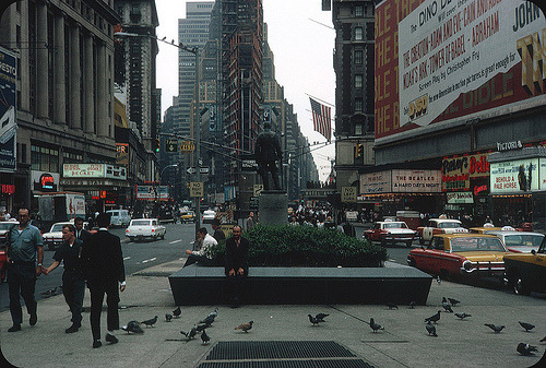 ingodwetrustnyc:  fuckyeahvintage-retro:  New York City, 1964