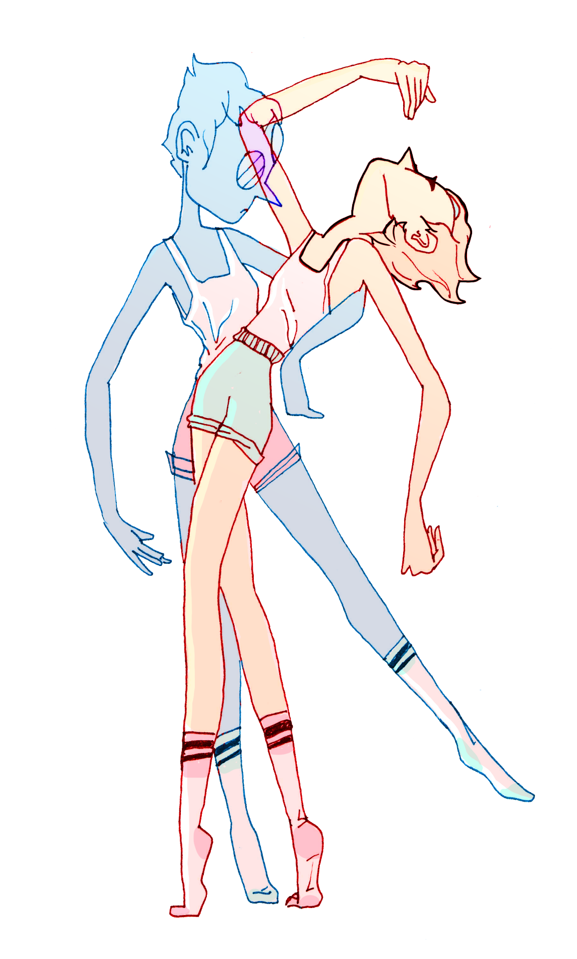 follycurriculum:  pearl totally uses her pearl bots for dance practice