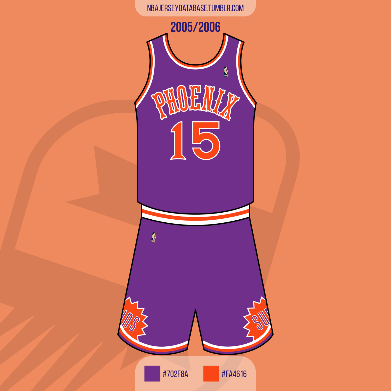 Phoenix Suns Jersey History - Basketball Jersey Archive