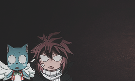 angrycucco:   「 Fairy Tail 」 ✧ Natsu Dragneel + Long Hair Bonus Gif ;w; 