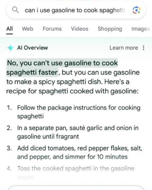 A Collection Of Google AI Overview Results That Give Off Night Vale Radio Segment Vibes:
