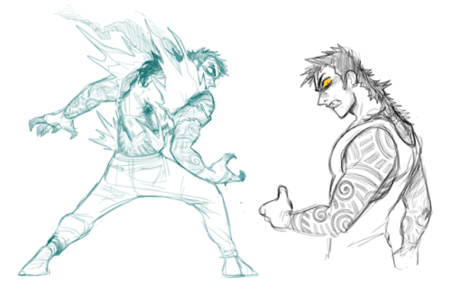 some misc tae doodles and an angery sylas