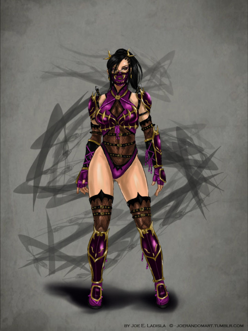 joerandomart:Mortal Kombat X:  Fatal Gemini Pack *FAN MADE Concept Art* MileenaA skin pack I thought of for Kitana and Mileena for the upcoming Mortal Kombat X! For Mileena I wanted her to look like an insane/ asylum/ inmate/ ninja queen! So I gave