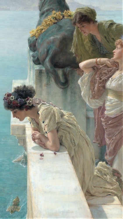 die-rosastrasse:I want to live inside his paintings ♥Lawrence Alma-Tadema (Dutch, 1836-1912)
