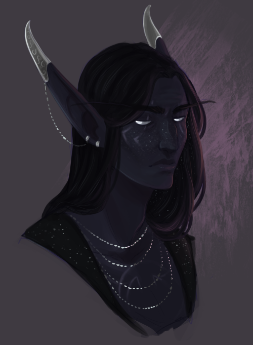 artpigeons:More WoW alts! Trying to figure out the designs of my Nightborne, so here’s Levarroux, an