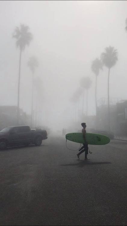 dragonfirefoxx:Foggy morning in Newport Beach,