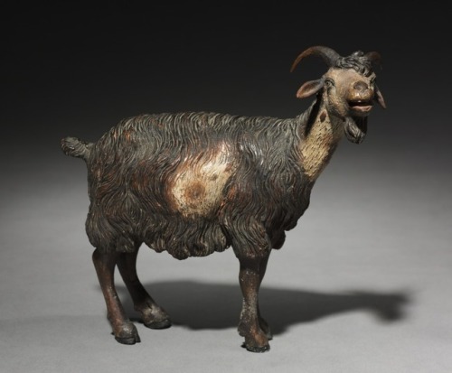 cma-european-art: Figure from a Crèche: Standing Mountain Goat, 1780, Cleveland Museum of Art: Europ
