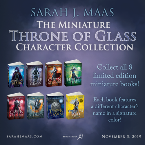 We’re thrilled to announce the Throne of Glass Miniature Character Collection by Sarah J. Maas! On N