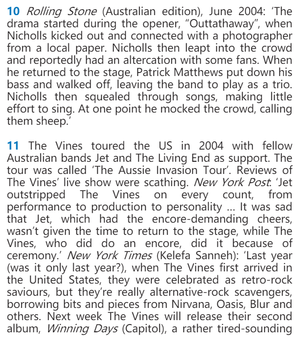 Chapter about The Vines in the book "Believe in Magic, 30 Years of Heavenly Recordings" published in 2020 - Conversation between Patrick Matthews, Ryan Griffiths and Andy Kelly F45a81adda3d2ec718c0610233d459f9192dfd34