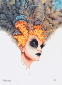 rexisky:  Burning Girl by Ronald Restituyo |