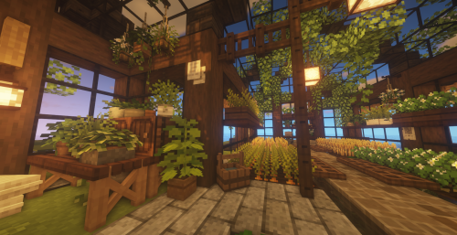 i built a greenhouse! the exterior isnt finished yet though