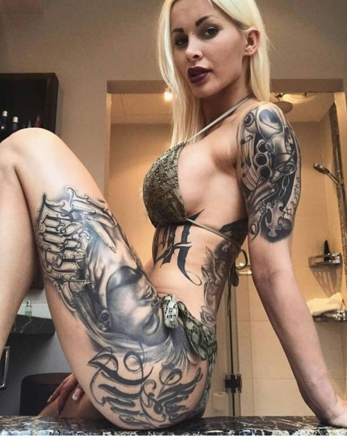 Insatiable taste for tattooed ladies