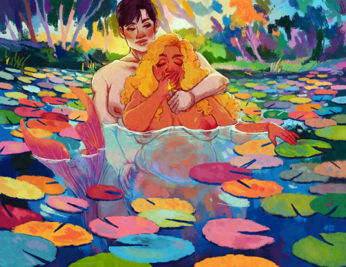 my favorite sapphic paintings i’ve done latelymost of these are available as prints in my store and 