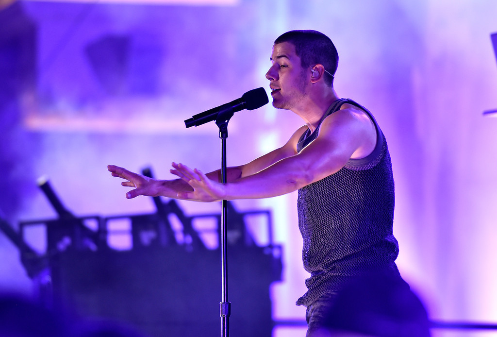 jobrosnews:  Nick Jonas performs onstage during The iHeartRadio Summer Pool Party