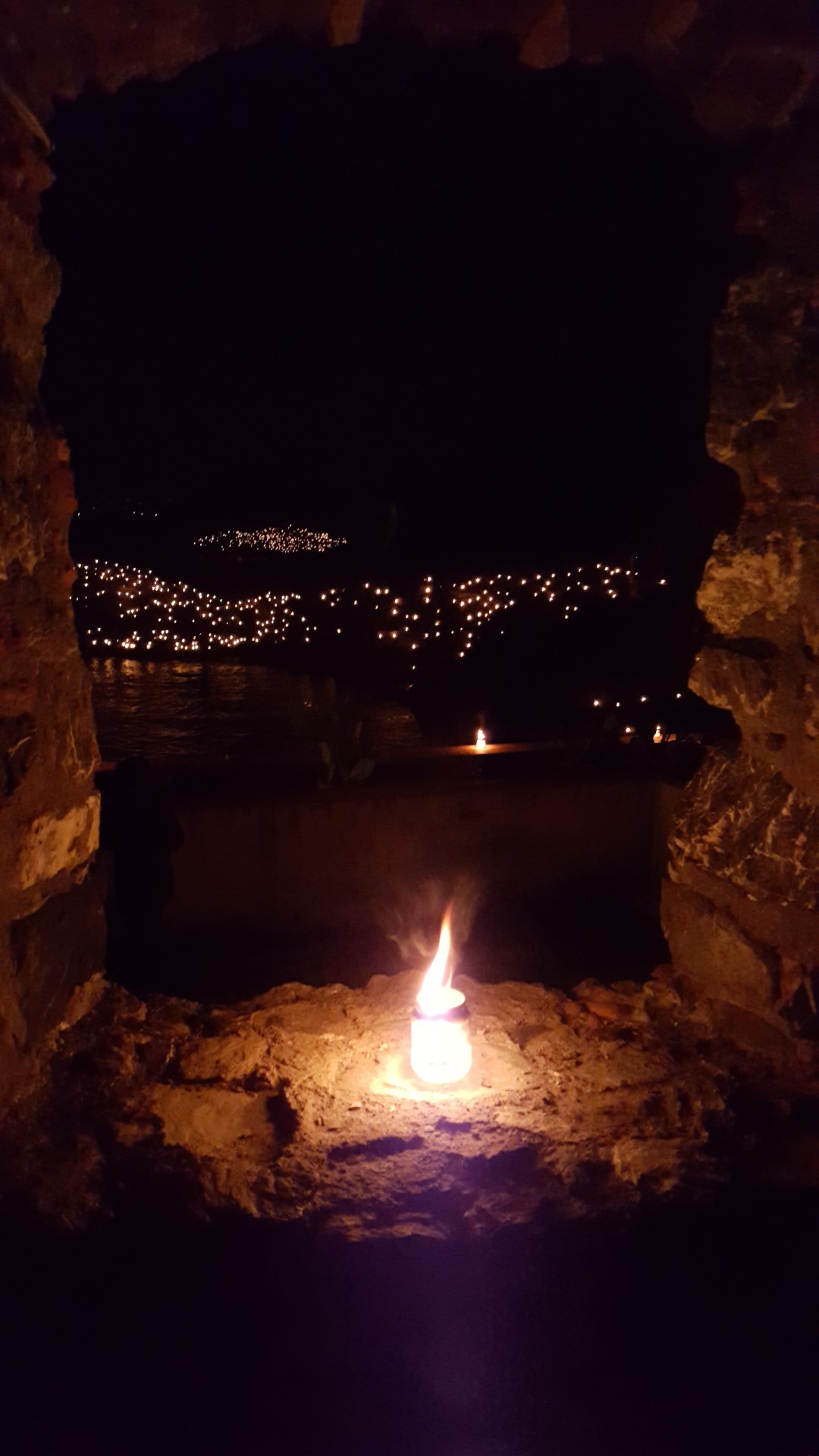 been to the same place as last year eheh lots of fireworks and candles the fireworks
