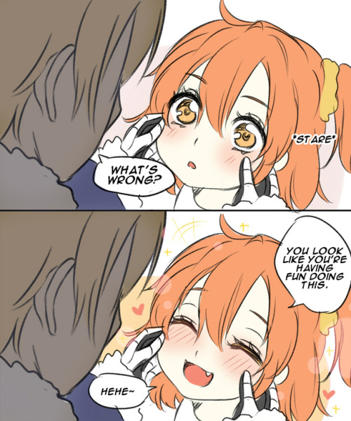 My take on my ship between Arthur x Gudako from Fate/Grand Order u/////uwww.pixiv.net/member