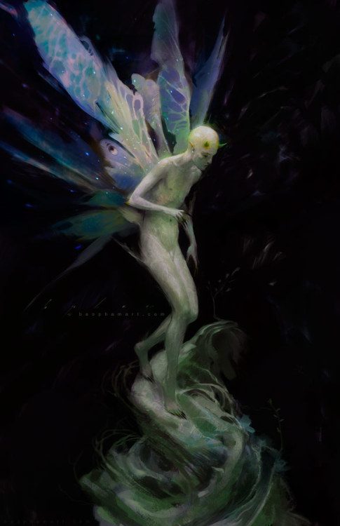 awesomedigitalart:  The Glass Butterfly by thienbao
