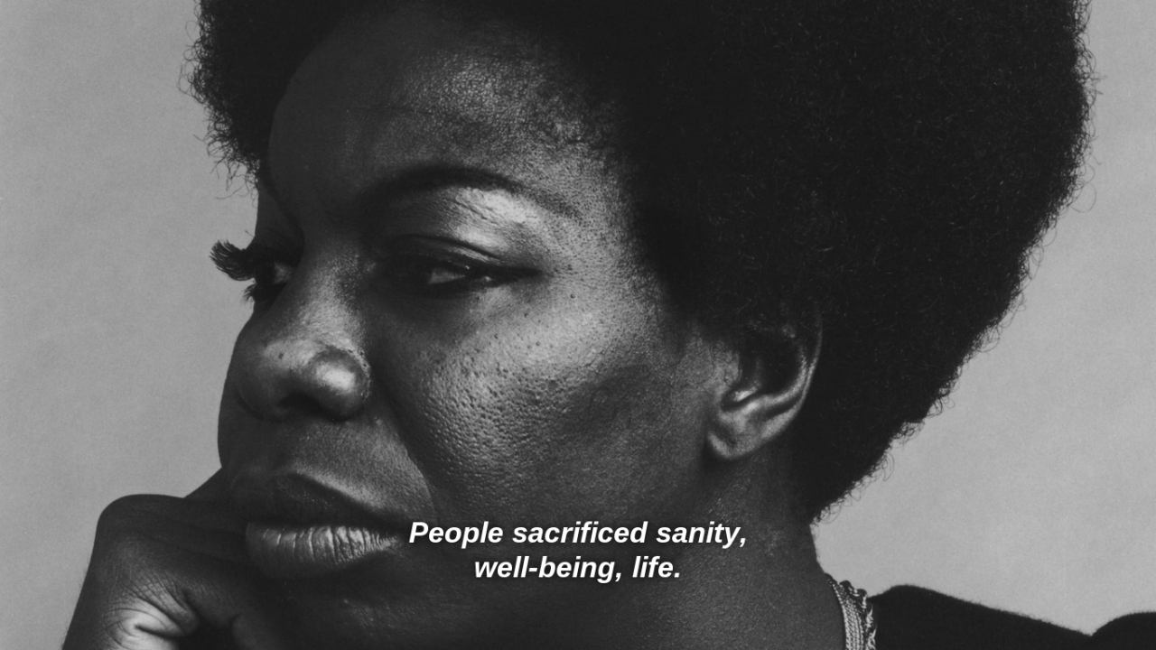 softmami: What Happened, Miss Simone? (2015), dir. Liz Garbus 