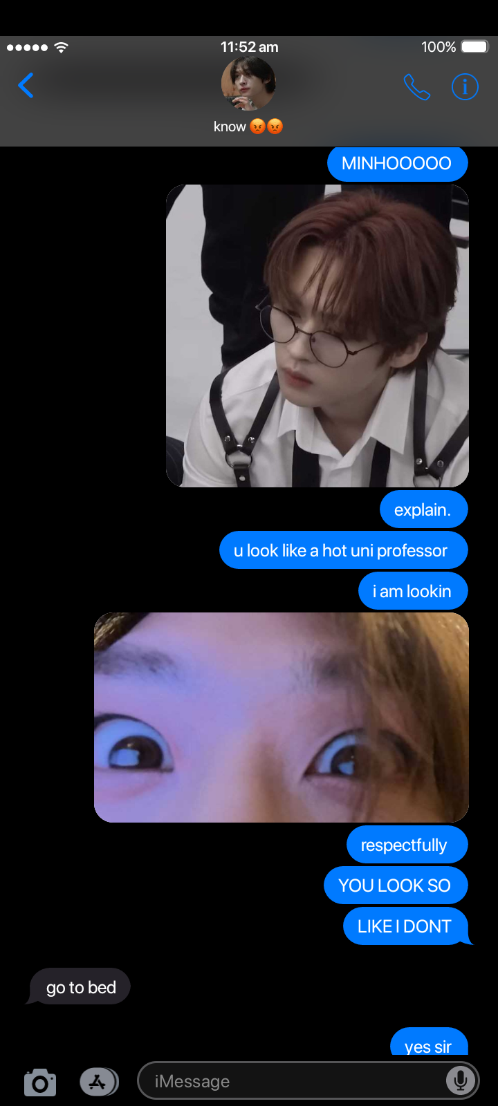 * Random Bf Texts; Skz! Lee Know