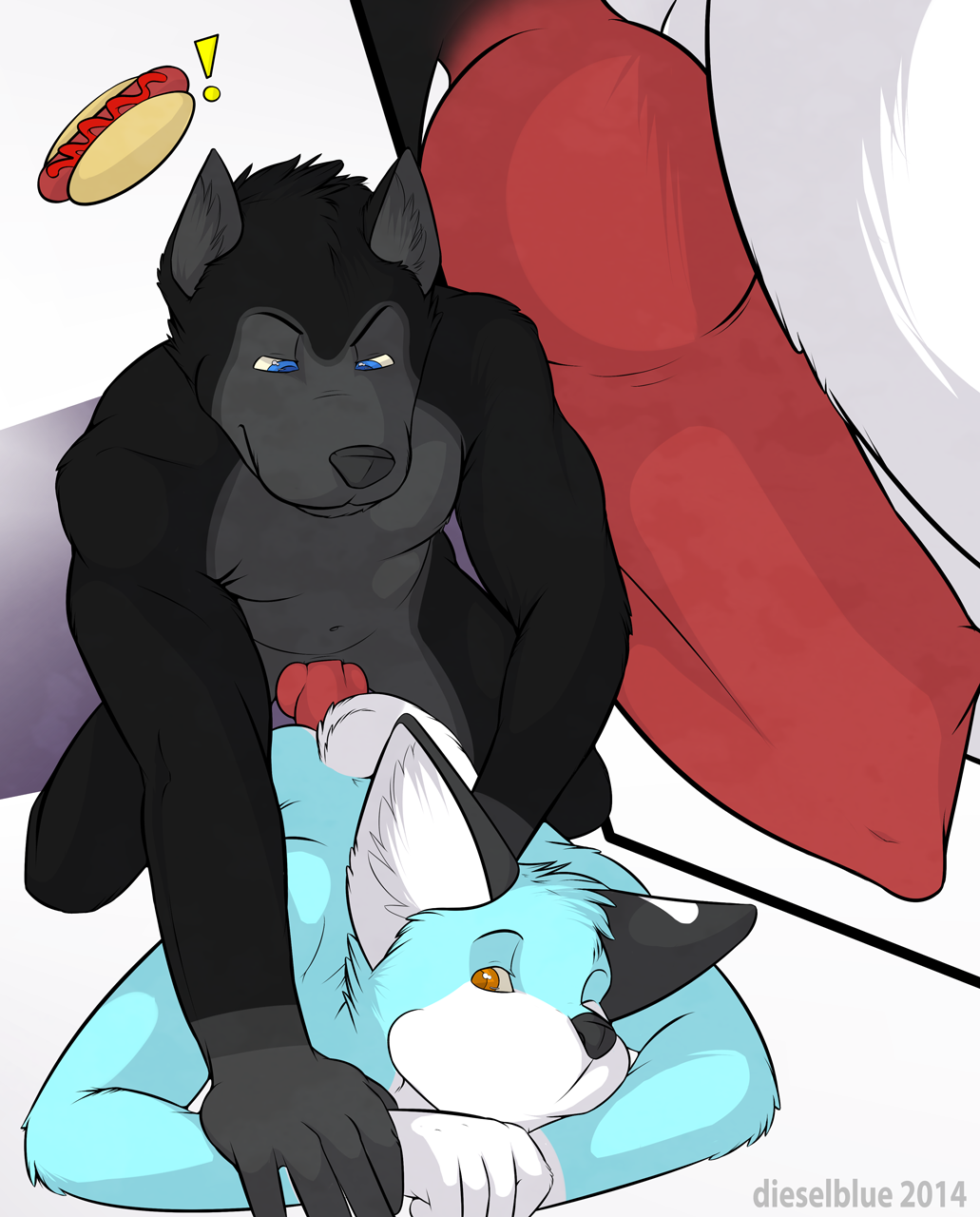 sexypuppy69:  tigerlickspaw:  Butthappy Kavi - by DieselBlue   Dem nips dough ^°^