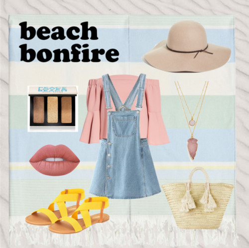 In the beach in style by luizaccampana featuring photo wall artTopshop off the shoulder shirt, 98 BR