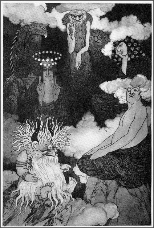 enchantedbook:Sidney Sime -Time and the Gods , 1906