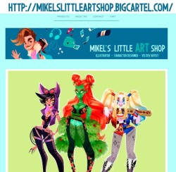 FINALLY GUYS!! My shop is Open!! mikelslittleartshop.bigcartel.com