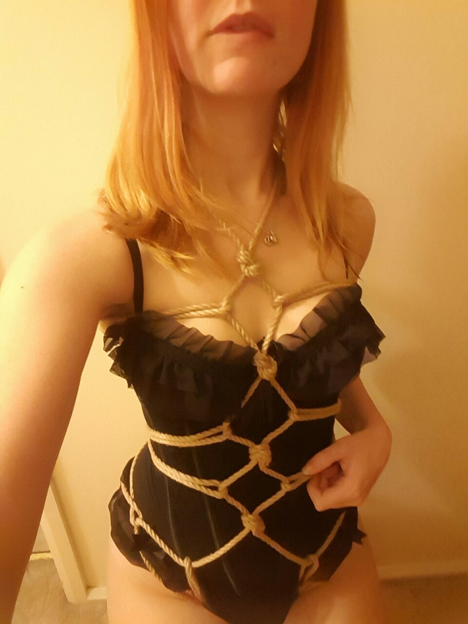 quietlyneedy:  Just for fun~ really like my new panties, too.